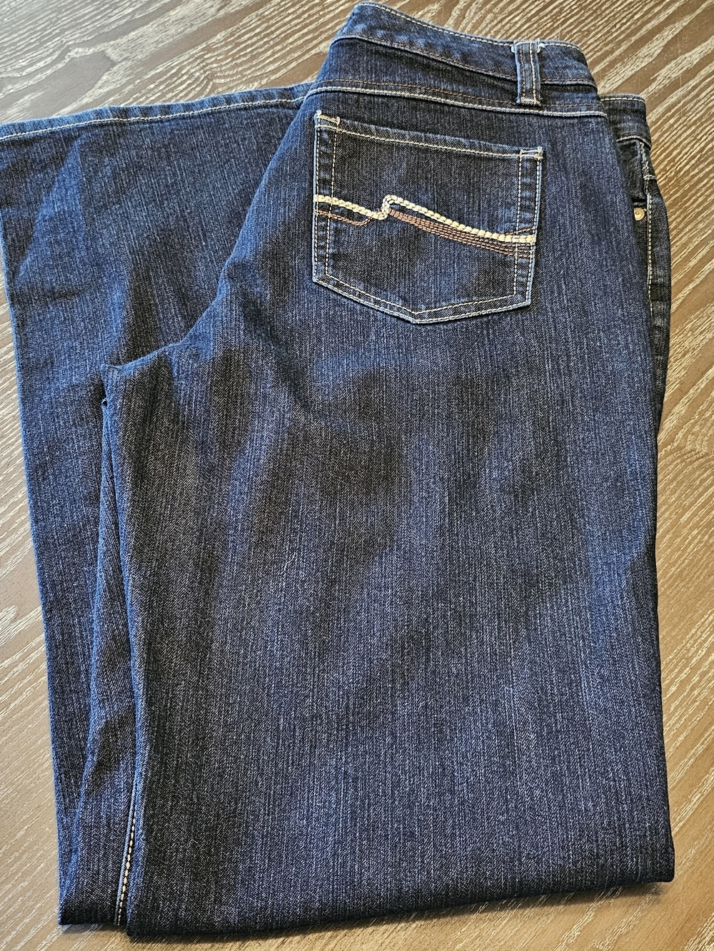 Nine West Dark Blue Straight Jeans